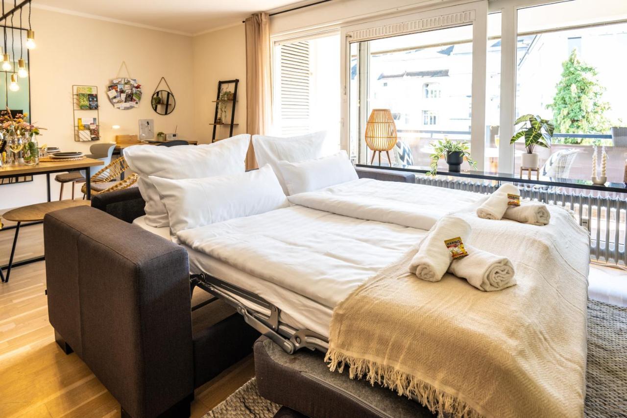 Fewo Ahrperle-Modernes Apartment-Balkon-Kurviertel 바트노이에나르아르바일러 외부 사진